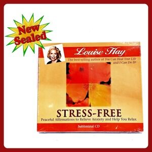 Louise Hay Stress-Free CD Subliminal New Affirmations Anxiety Relief Hay House